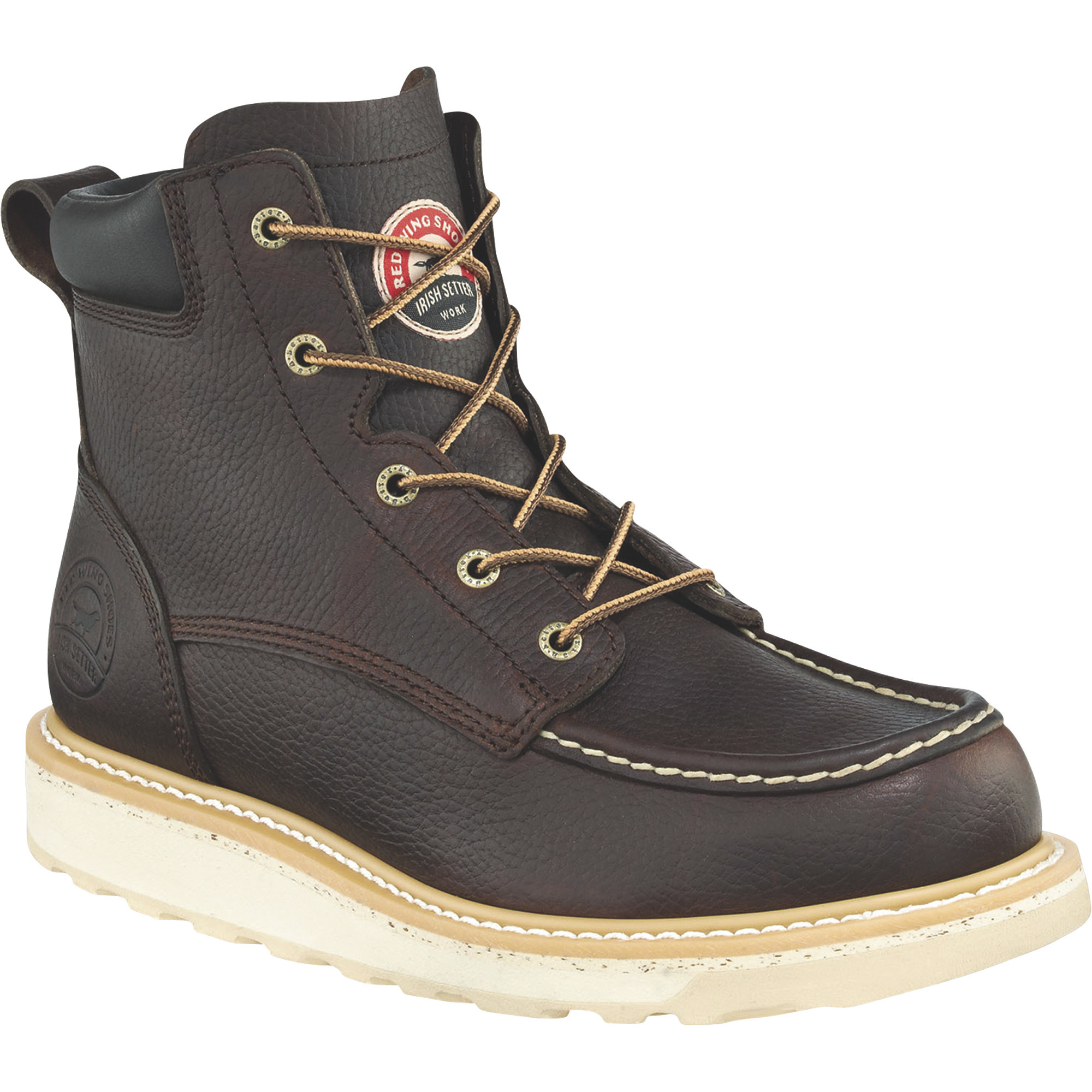Irish Setter by Red Wing Men's 6in. Aluminum Moc Toe Work Boots, Brown, Size 12